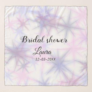 Simple minimal add name  bride throw scarf
