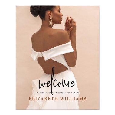 Simple Minimal  Photo Welcome Sign
