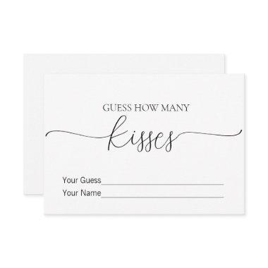 Simple Minimal How Many Kisses  Game
