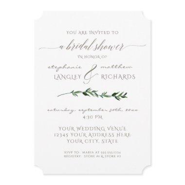 Simple Minimal Modern Leaf Greenery