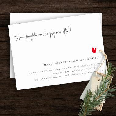 Simple Minimal Red Heart Script