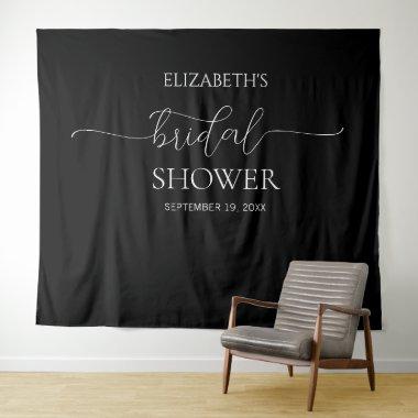 Simple Minimal Script Bridal Shower Backdrop