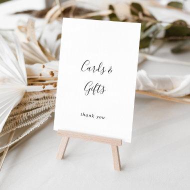 Simple Minimalist Invitations and Gifts Sign