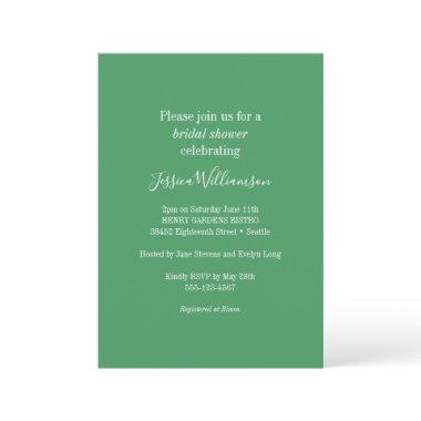 Simple Minimalist Classic Chic Green