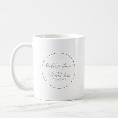 Simple Minimalist Elegant Chic Heart  Coffee Mug