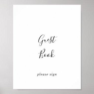 Simple Minimalist Guest Book Sign