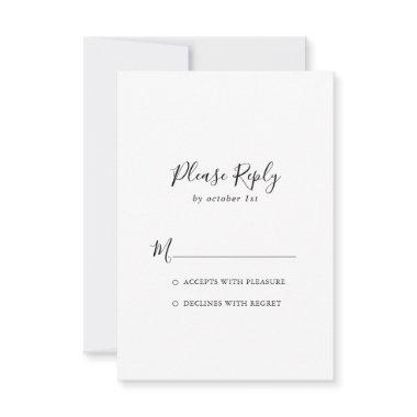 Simple Minimalist RSVP