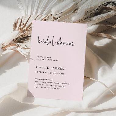 Simple Modern and Minimalist | Bridal Shower Invitations