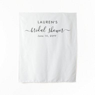 Simple Modern Bridal Shower backdrop