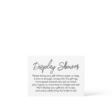 Simple Modern Display Shower Bridal Gift