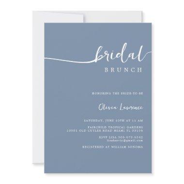 Simple Modern Handwritten Script Bridal Brunch
