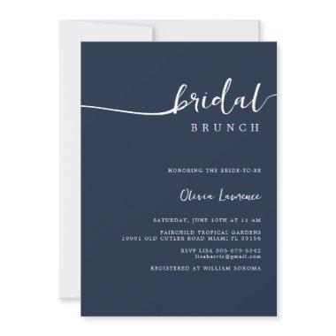 Simple Modern Handwritten Script Bridal Brunch
