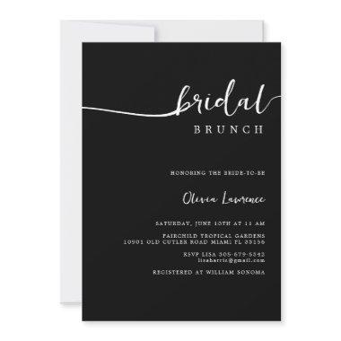 Simple Modern Handwritten Script Bridal Brunch