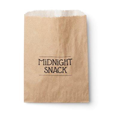 Simple Modern Treat Midnight Snack Party Treat Favor Bag