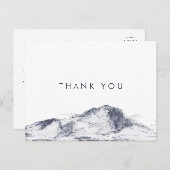 Simple Mountain Thank You PostInvitations