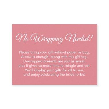 Simple Pink "No Wrapping Needed"  Enclosure