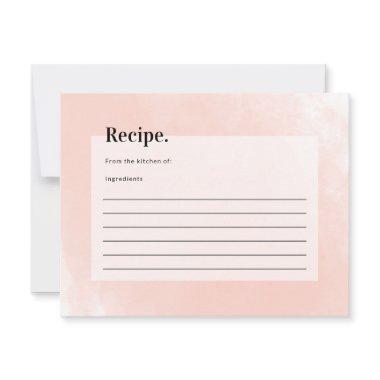 Simple Pink Watercolor  Recipe