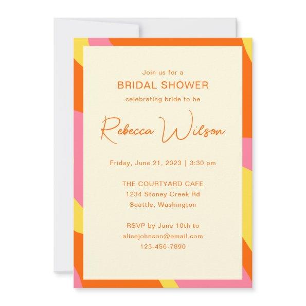 Simple Playful Orange Pink Custom