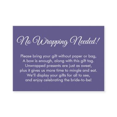 Simple Purple "No Wrapping Needed"  Enclosure