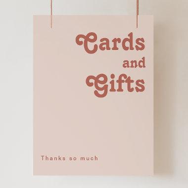 Simple Retro Vibes | Blush Pink  and Gifts Poster