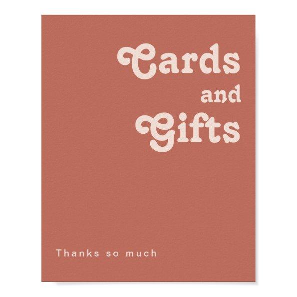 Simple Retro Vibes | Old Rose  and Gifts Poster