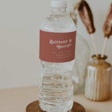 Simple Retro Vibes | Old Rose Water Bottle Label