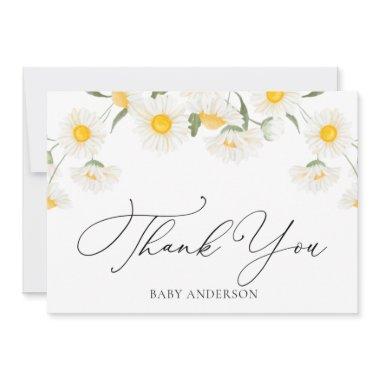 Simple Rustic Daisy Flower Thank You Post