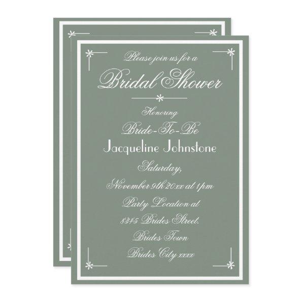 Simple Rustic Script Name RSVP Email
