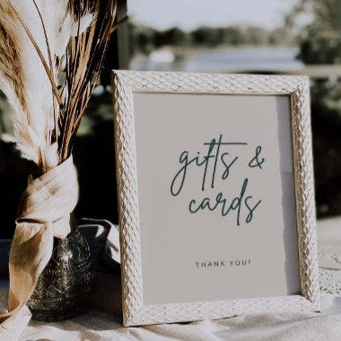 Simple Script Gift Table Wedding Decor Sign