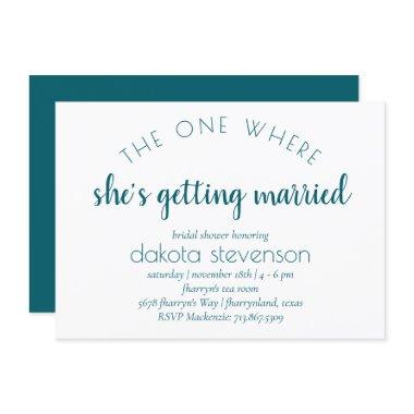 Simple Script | The One Where Shes Getting Married