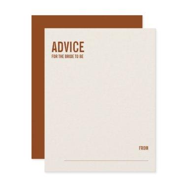 Simple Terracotta typography  Advice