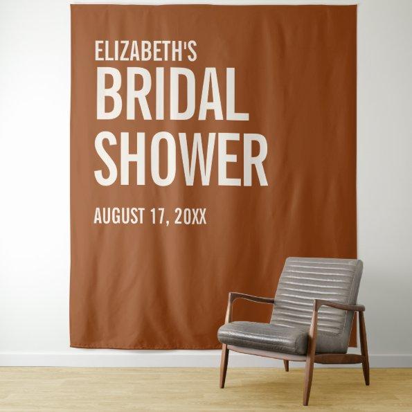 Simple Terracotta Typography  Tapestry