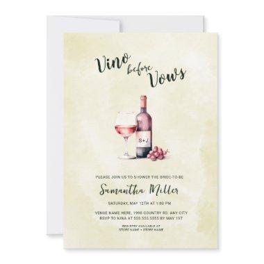 Simple Vino before Vows Red Wine