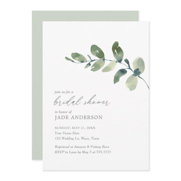 Simple Watercolor Eucalyptus