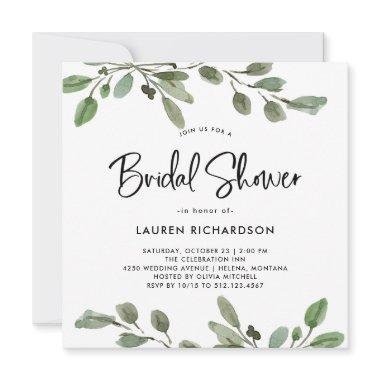 Simple Watercolor Greenery |