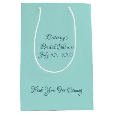 Simple Yet Elegant Bridal Shower Medium Gift Bag