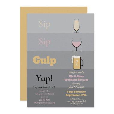 Sip Sip Gulp Wedding Shower
