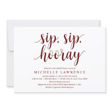 Sip, Sip, Hooray,  Celebration Invita