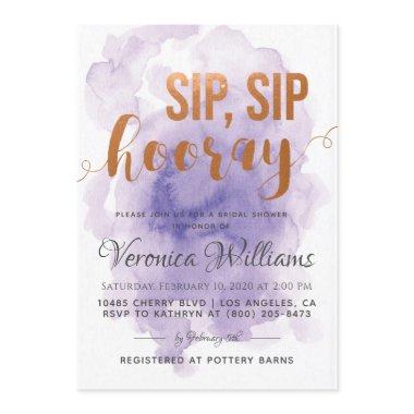 Sip Sip Hooray Bridal Shower Invitations