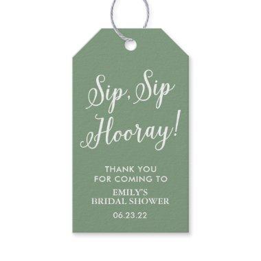 Sip Sip Hooray  Wine Favor Gift Tags