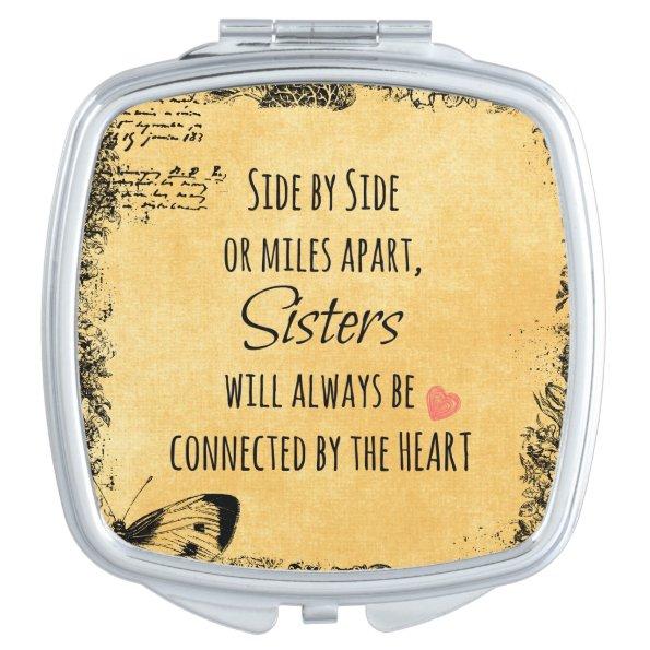 Sisters Quote Mirror For Makeup