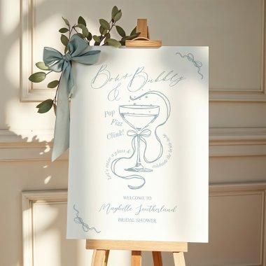 Sketch Bows Bubbly Cocktail  Welcome Foam Board