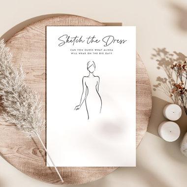 Sketch the Dress Bridal Shower Game