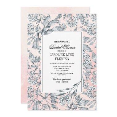 Sketched Floral Blush Pink