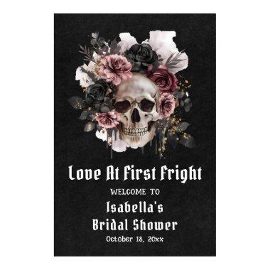 Skull Love At First Fright  Welcome Poster