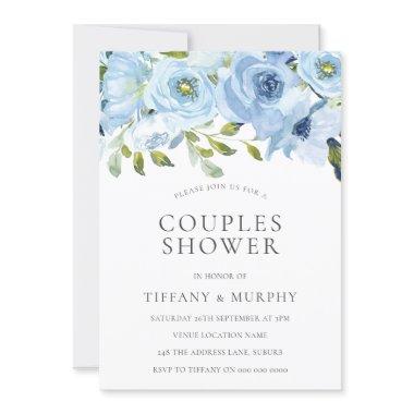 Sky Blue Flowers Couples Shower