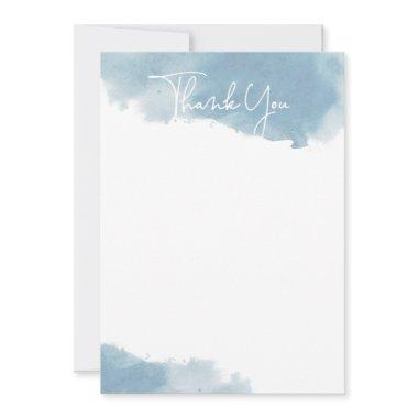 Sky Blue Watercolor Thank You