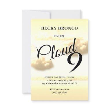 Sky dreamy cloud nine vintage save the date