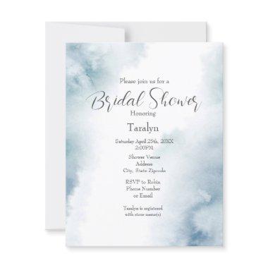 Slate Watercolor Abstract Frame
