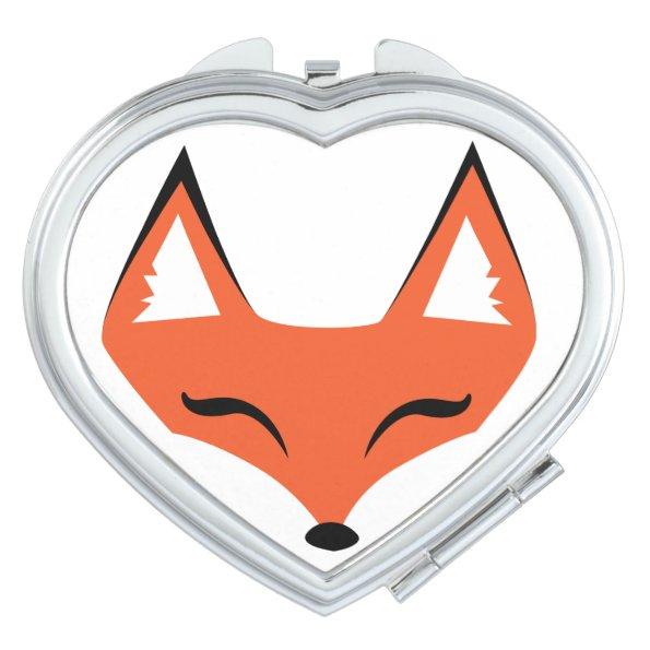 Sly Fox Face Compact Mirror
